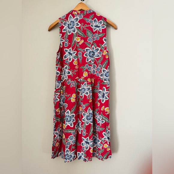 Red Floral Old Navy Dress - Picture 2 of 6